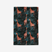 Load image into Gallery viewer, Teal Giraffe Tea Towel
